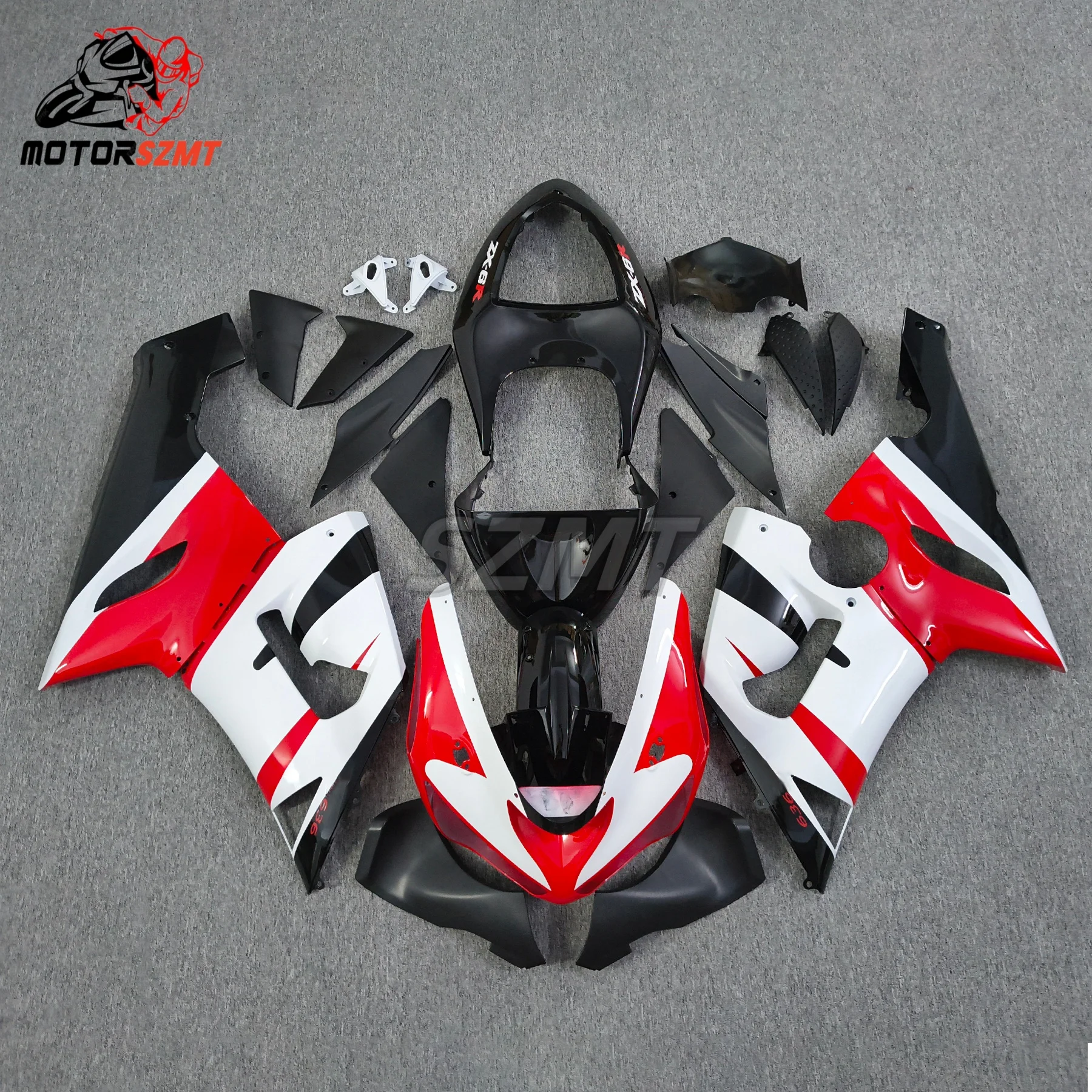 

Motorcycle Plastic parts Components For Kawasaki ZX6R 2005 2006 ZX 6R 636 05-06 Customized Fairing Bodywork Injection Accessory