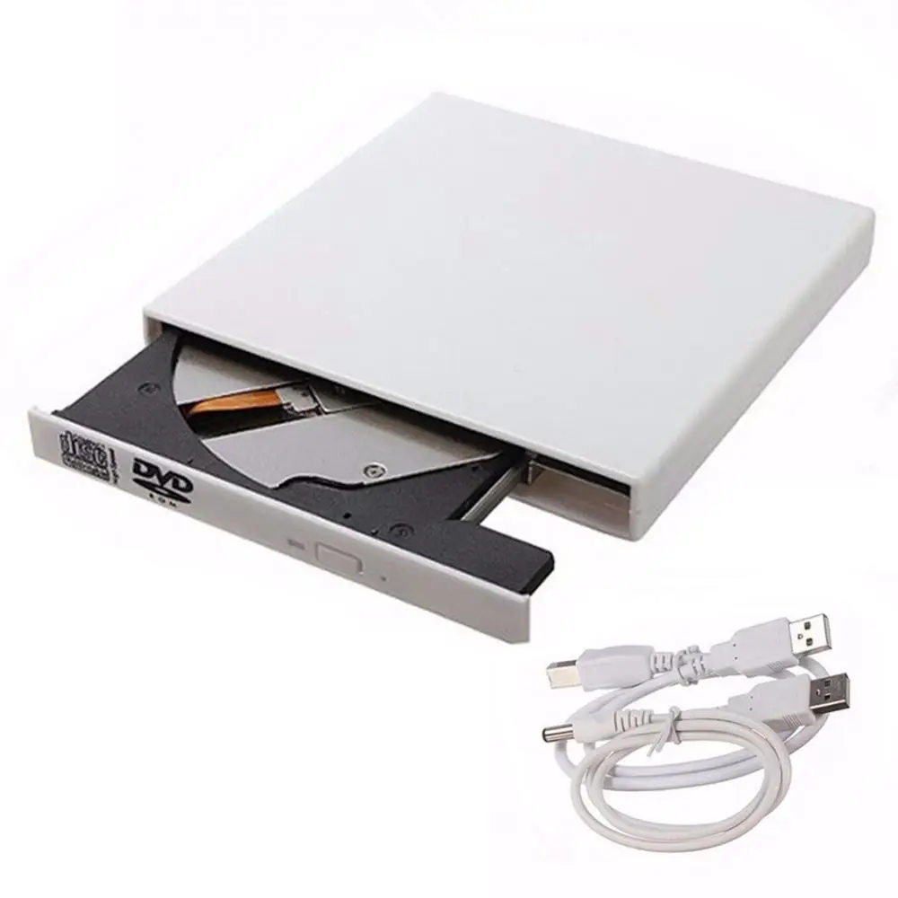 External USB 3.0 High Speed DL DVD RW Burner CD Writer Slim Portable Optical Drive for Laptop PC