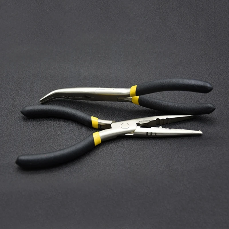 Fishing Pliers Wire Cutter Saltwater Freshwater Angler Plier Bent/Straight Nose Drop Shipping