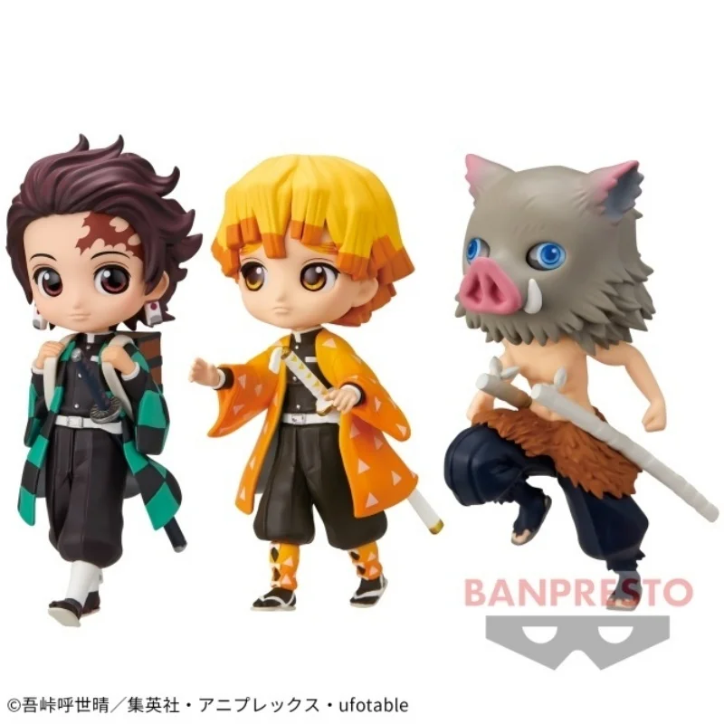 Bandai натуральная 7 см Qposket petit vol.6 Kamado Tanjirou Demon Slayer аниме фигурка игрушки для детей подарок Коллекционная модель украшения