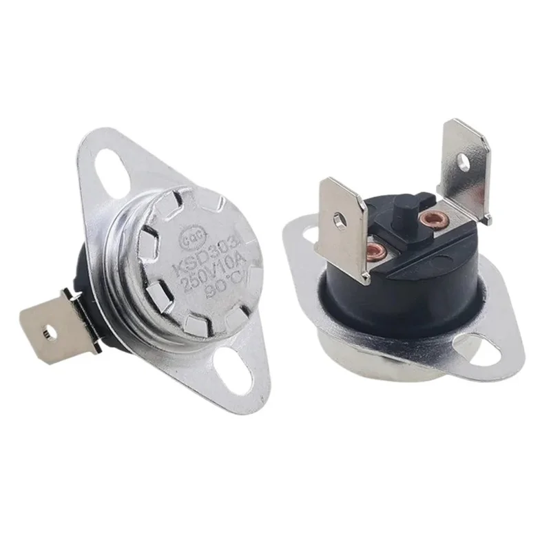Termostato de Reinicialização KSD303 KSD301 45C-150C Graus 10A 250V, Interruptor de Temperatura Normalmente Fechado 75C 85C 95C 105C 100C Graus (150 Graus)