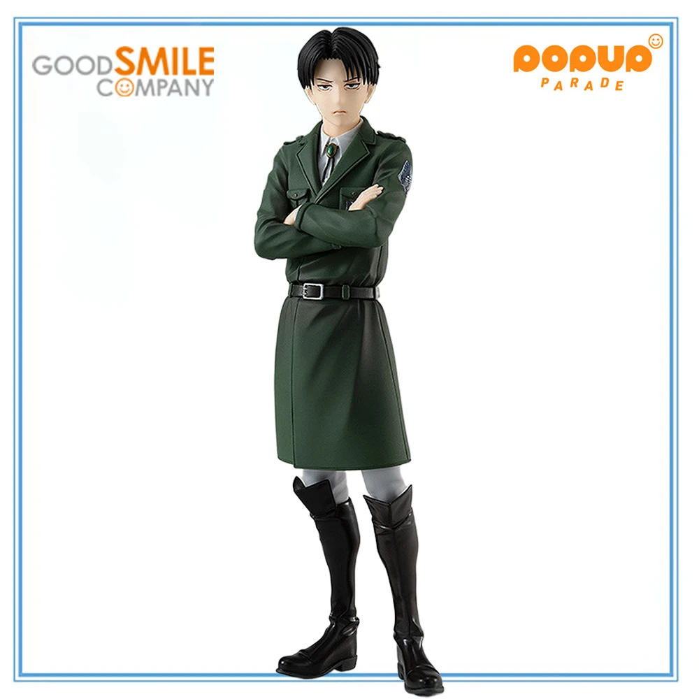 

100% оригинал в наличии GOOD SMILE COMPANY POP UP PARADE Shingeki No Kyojin Levi Ackerman Collection Series Garage Kit