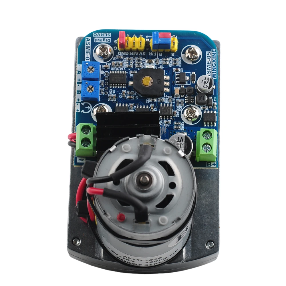 ASMC-05B High Torque Servo 180kg.cm Alloy Servos 12V/24V High Power DIY Parts PCB Control Board For Robotic Manipulator