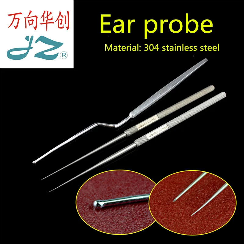 

Otorhinolaryngology Ent Surgical instrument Medical ear Otology Probe microscopic Auditory canal auricular needle Ball Tip head