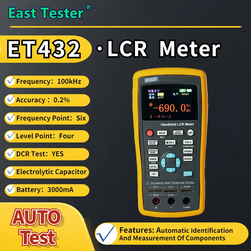 handheld lcr digital ponte capacitancia indutancia resistencia tester profissional multi continuo ajustavel medidor 01