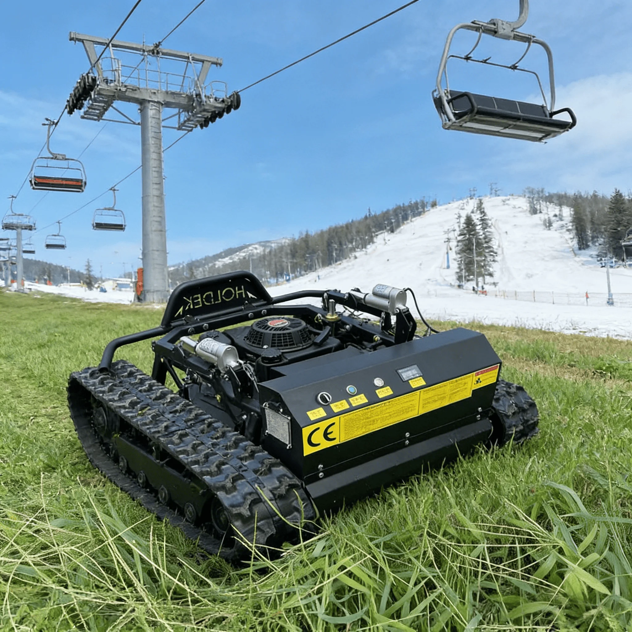 55cm Petrol Remote Control Lawn Mower for Agriculture Farm Use Golf Course Maintenance