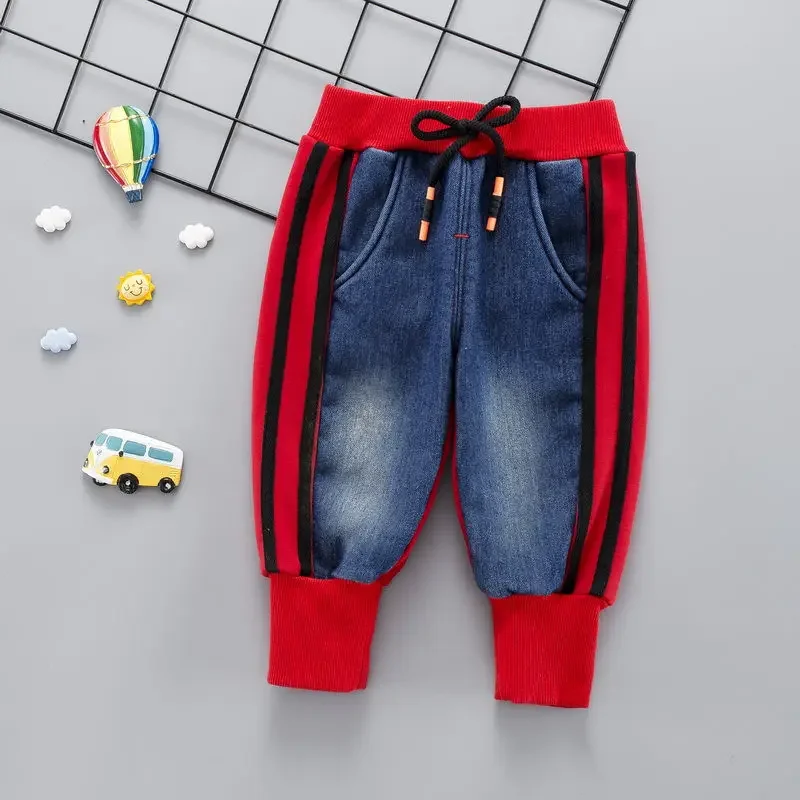 Brand Kids Cartoon Trousers Pant Fashion Girls Jeans Children Boys Hole Jeans Kids Fashion Denim Pants Kids Jean Infant Clothing