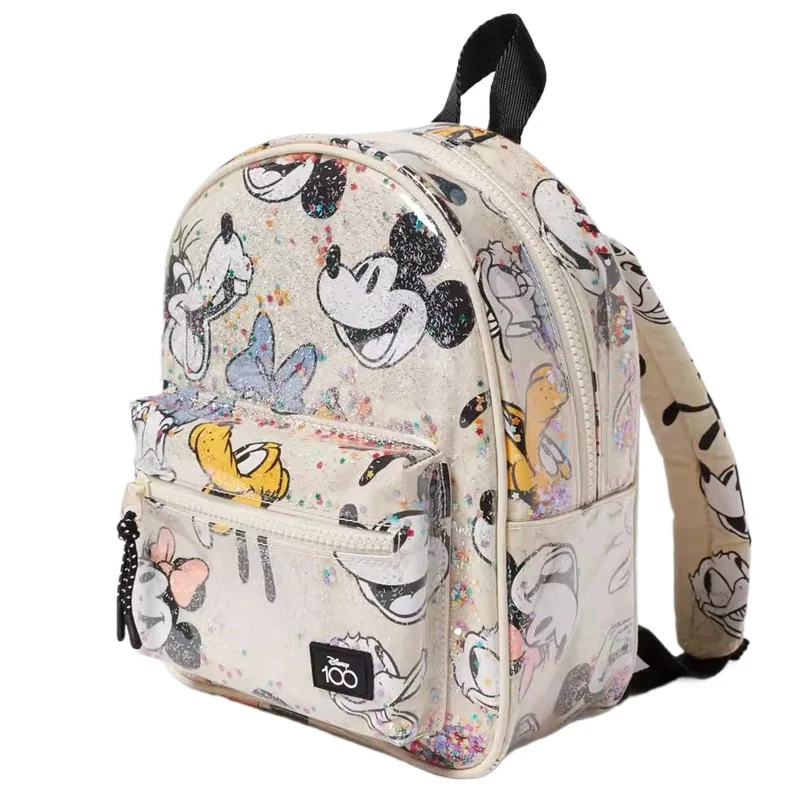 

Disney cartoon Mickey Mouse New Kids Backpack Mini Schoolbag Girls and Boys Cute Shoulder Bag