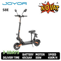 JOYOR S8E Electric Scooter 800W Motor 48V 26AH Battery 10 Inch Tires Adult E-Scooter 45km/h Max Speed 80km Range City EScooter