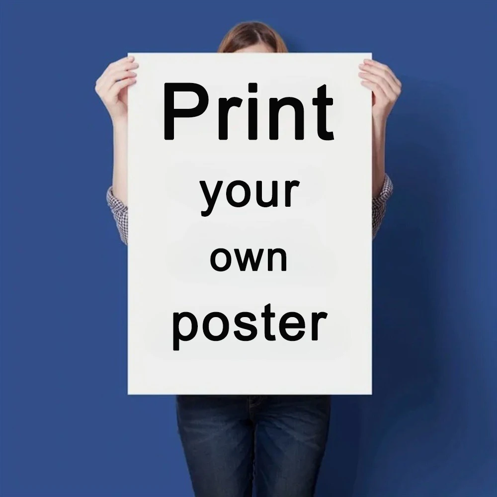 Personalized customization watercolor painting style canvas printing poster portrait photo art printing home decoration gift view 2