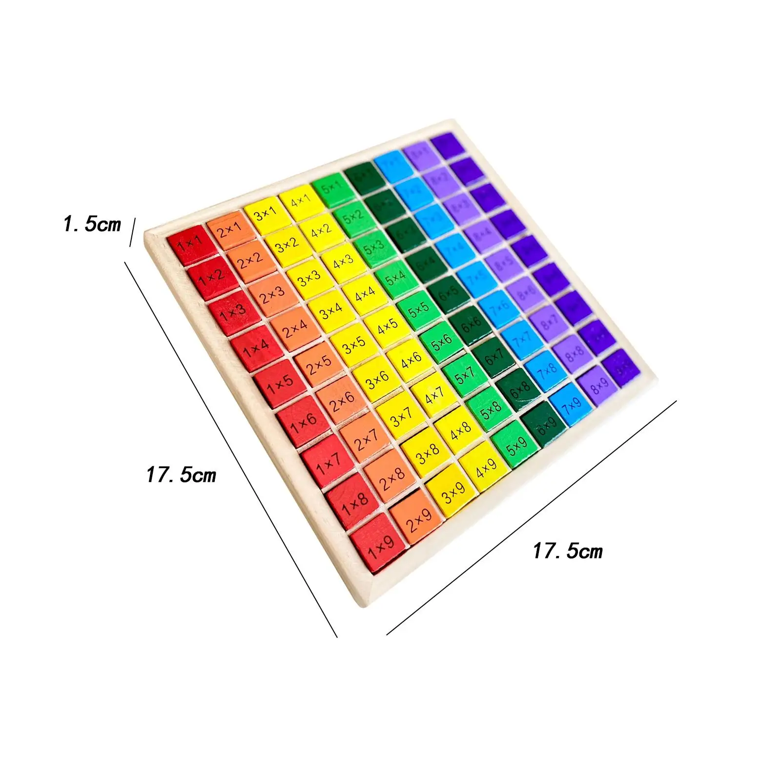 Tablica mnożenia Montessori zabawka matematyczna zabawka do liczenia zabawka Montessori podstawowe umiejętności matematyczne tablica do nauki Puzzle dla dziewczynek chłopiec Kid