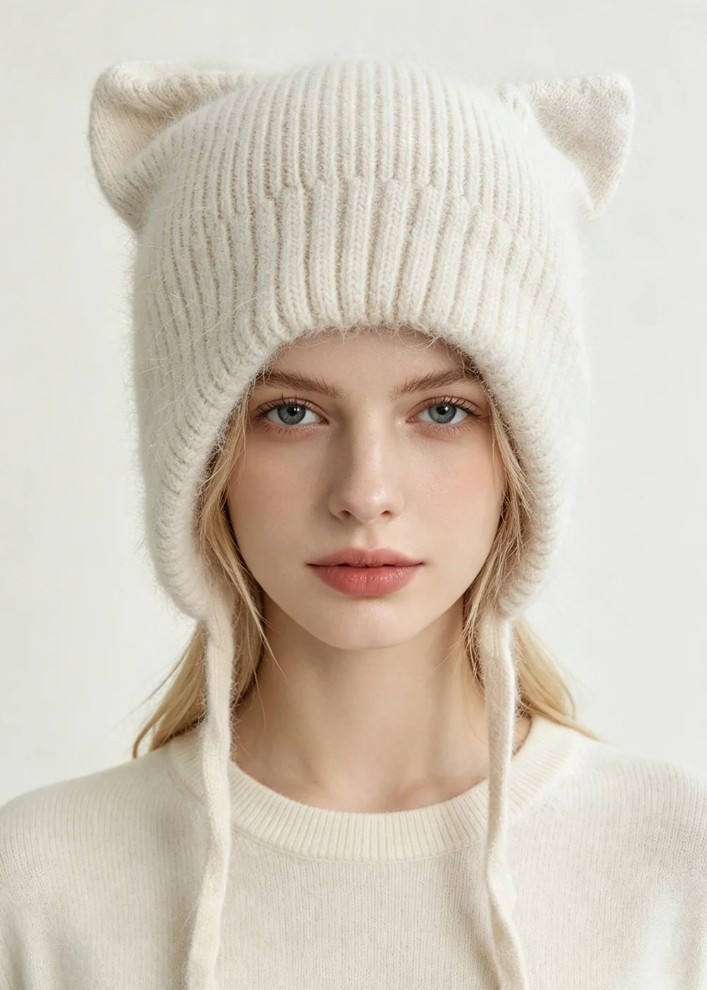 2026 Cashmere Bomber Hat for Women&Men Winter Ear Protect Beanies Soft Warm Korea Fashion Y2K Street Wear Bonnet Casual Ski Cap