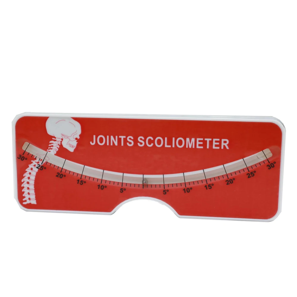 Professional Scoliosis Testing Meter Metal Ball Level Spine Scoliosis Measuring Tool for Hospital 0‑30° Testing Range Horizontal