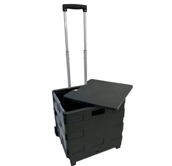 

Foldable Portable Storage Shopping Trolley Cart with Wheels