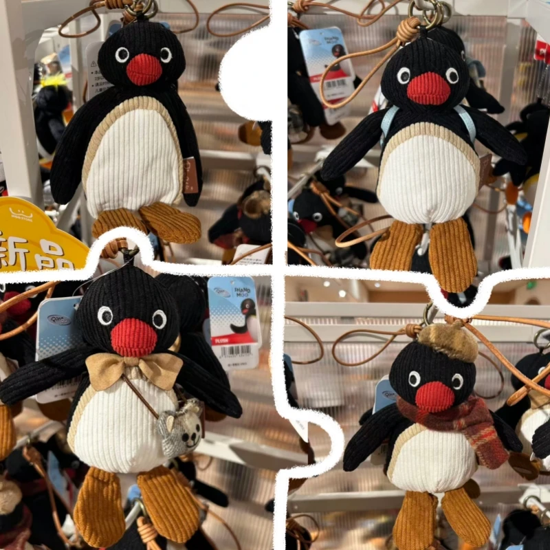 

New Official Genuine Penguin Pendant Series 45th Anniversary Retro Corduroy Plush Toy Cartoon Cute Decoration Birthday Gifts
