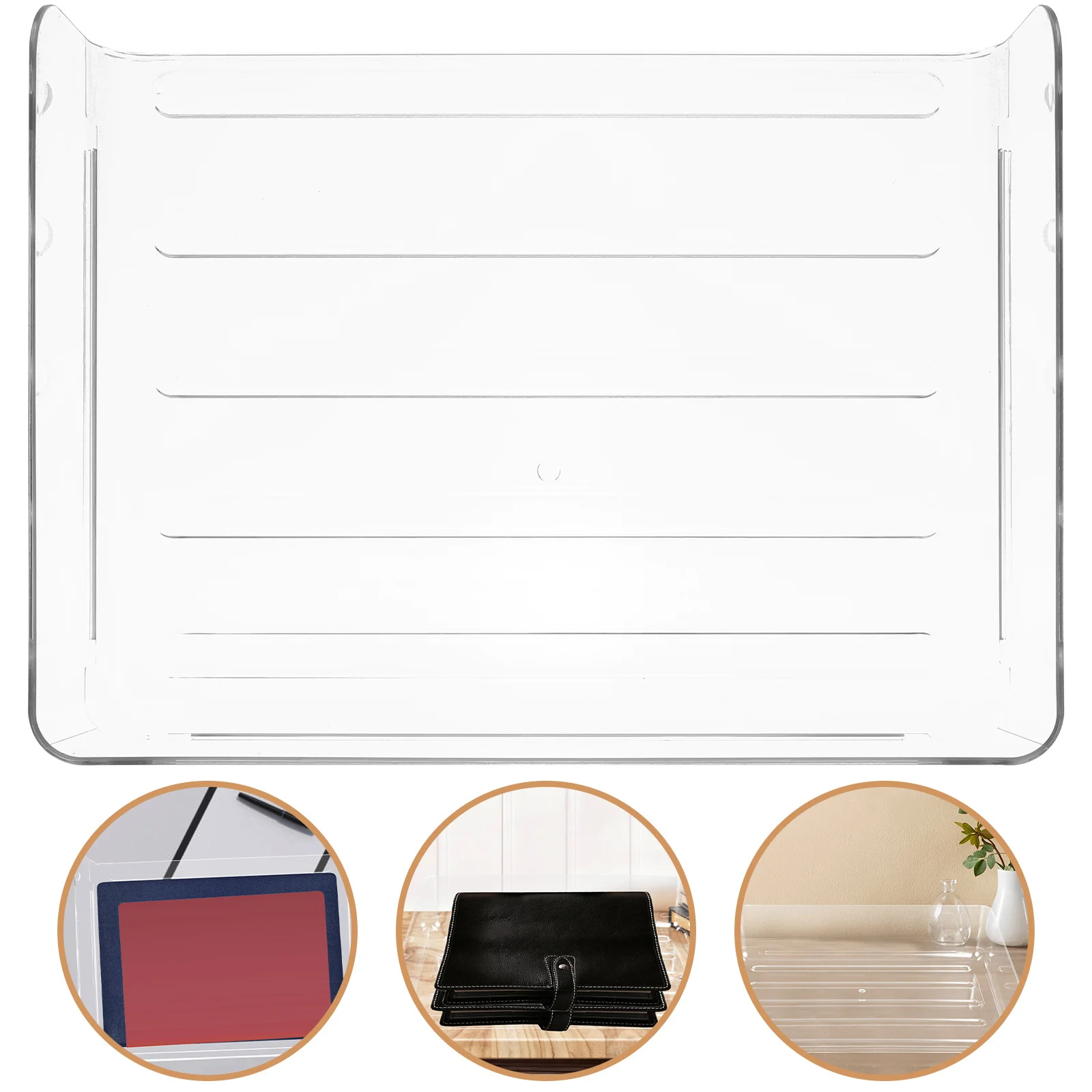 

Stackable A4 Document Tray Office Desk File Organizer Letter Tray Desktop Filing Organizer Office Desk File Rack