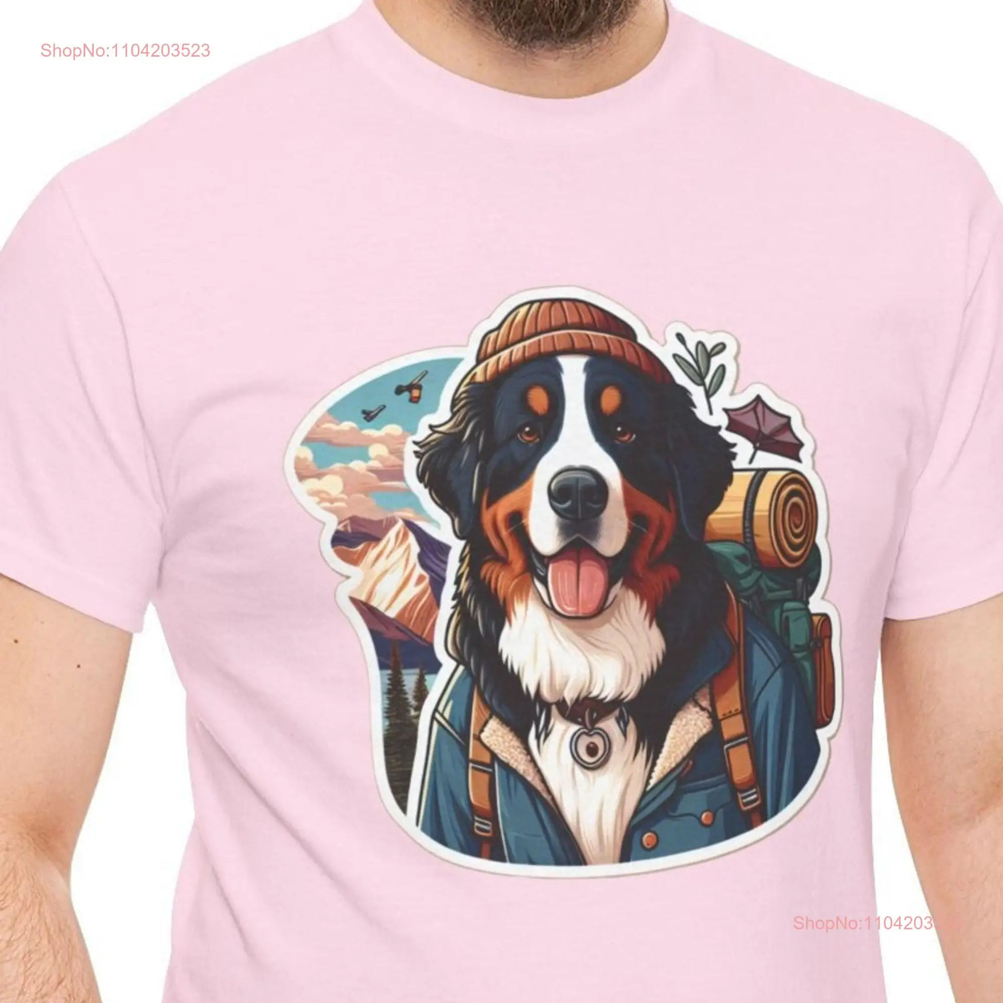 Bernese Mountain Dog T Shirt Lover Comfort Colors Sublimation Design Mom long or short sleeves