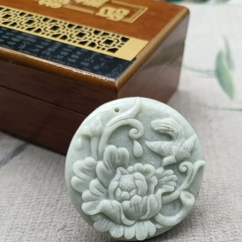 Peony Pendant Natur… - image