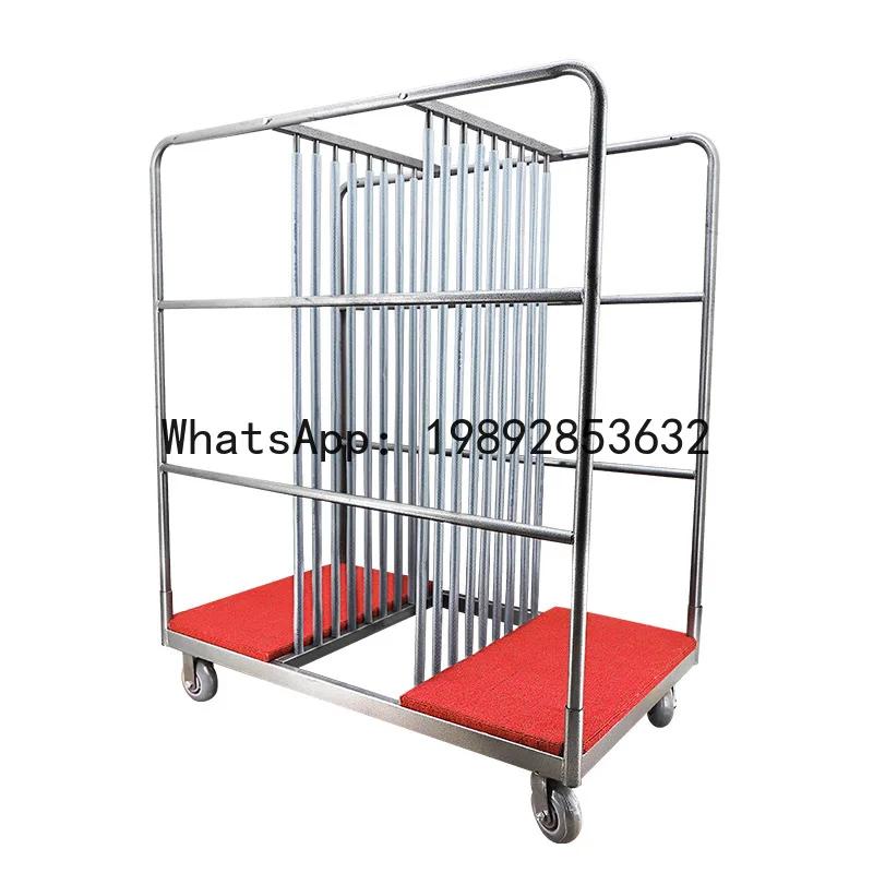 Hys glass turntable restaurant transport round table thickened trolley