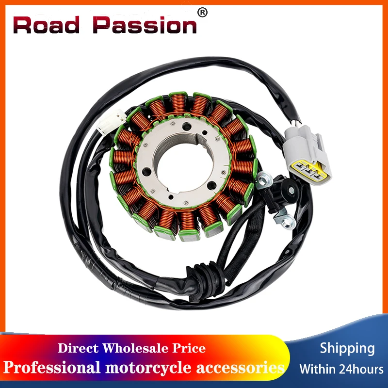 Road Passion Motorcycle Generator Stator Coil Comp For Kawasaki Z1000 ZR1000 2007-2009 ZR800 Z800 ABS 2013-2016 ZR750 Z750 2010