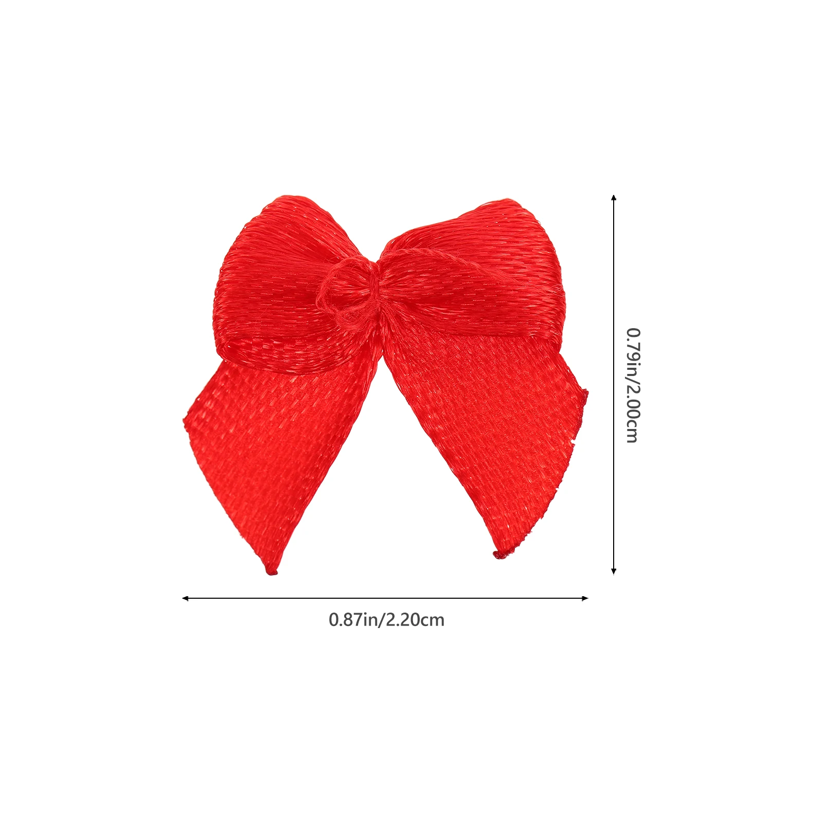 60 uds lazo de mariposa flores pequeñas lazos de cinta roja hechos a mano para niñas accesorios para el cabello cumpleaños Navidad Baby Shower regalo Decoración