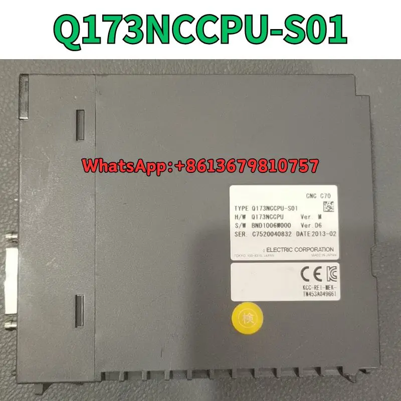 Módulo usado Q173NCCPU-S01 teste ok envio rápido