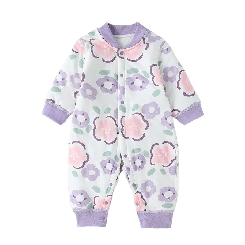 Baby Rompers Newborn Jumpsuit Carter Long-sleeved with Leggings Spring and Autumn Crawling Bodysuit & One-piece 5-day Shipping