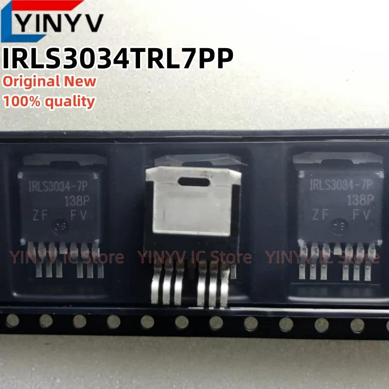 

IRLS3034TRL7PP IRLS3034-7P IRLS3034 Trans MOSFET N-CH Si 40V 380A 7-Pin(6+Tab) D2PAK T/R 100% new imported original 100% quality