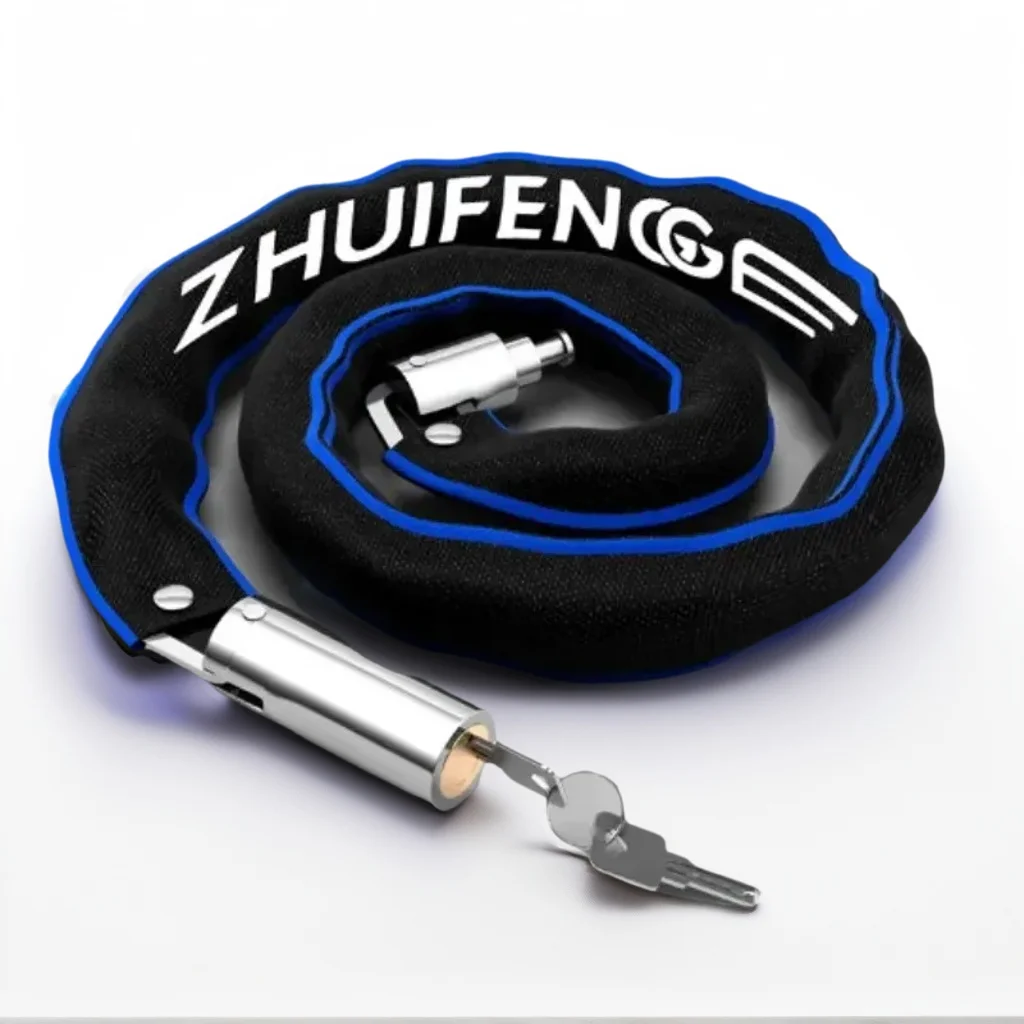 

Motorcycle Chain Lock - Lightweight High-Security Anti-Theft Bicycle Lock for Road & Mountain Bikes