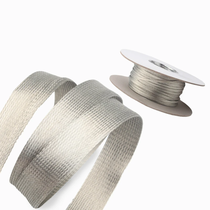 

Pure Copper Tinned Audio Cable Shielding Net Encryption Metal Braided Protection Sleeving - ( 10 M )