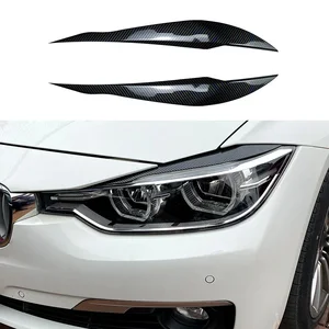 Đèn pha tự động Lông mày Garrison Cover Chất kết dính cho BMW 3 F30 F31 Series 318i 320i 2012-2018 Carpebras của ABA Carbon Nắp mới 8 Bán hàng chính BMW 320I 2010 - 6