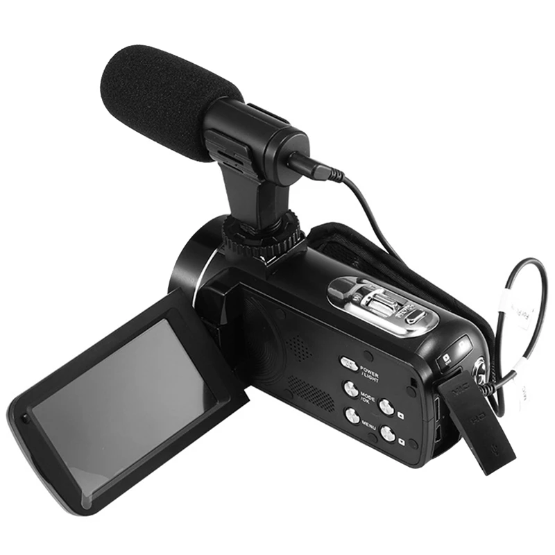 On-Camera Mini Condenser Record Interview Vlog Mic For Phone DSLR Camera 3.5Mm Microphone