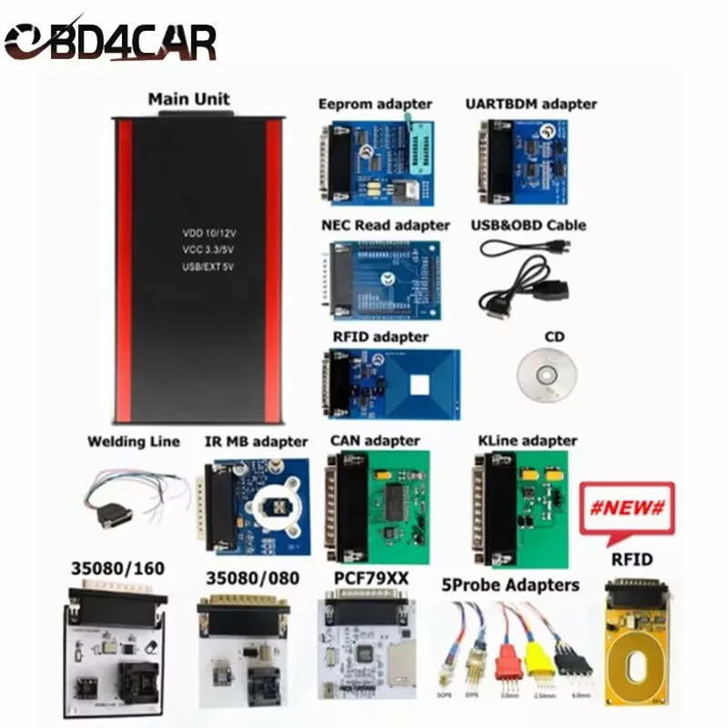 Programador de llave IMMO para coches, herramienta de diagnóstico ECU PK DIGIPROG3 Carprog + PLUS V85 V777, reinicio de Airbag, V87 IPROG PRO Till 2019, nuevo