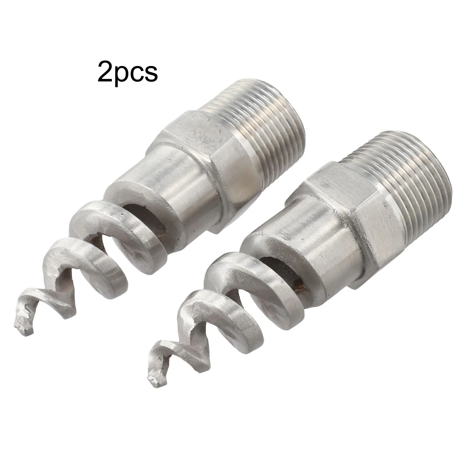 

2pc Spiral Atomizing Nozzle Watering Mist Sprinkler Spray Angle 120° Garden Lawn Irrigation Nozzle Industrial Dust Remove Nozzle