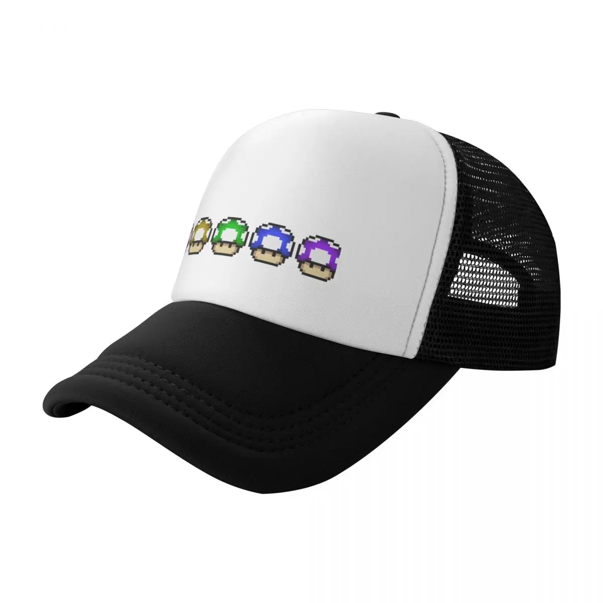 Coloured Mushrooms Baseball Cap Custom Cap Vintage Men's Baseball Women's