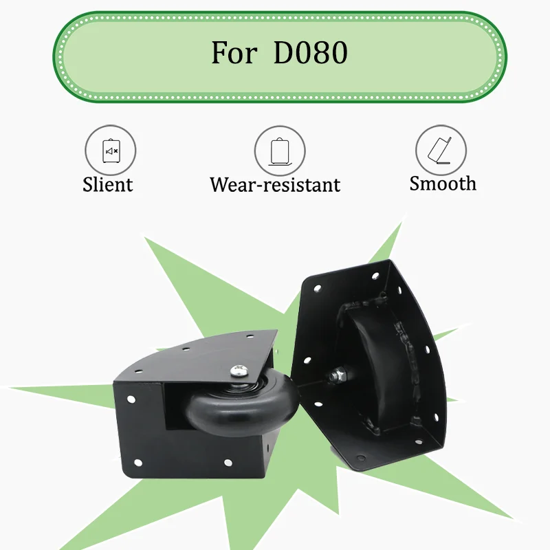 

For D080 Luggage 2-Piece Directional Replacement Wheel Set Heavy-Duty Straight-Rolling Front Luggage Wheel Assembly