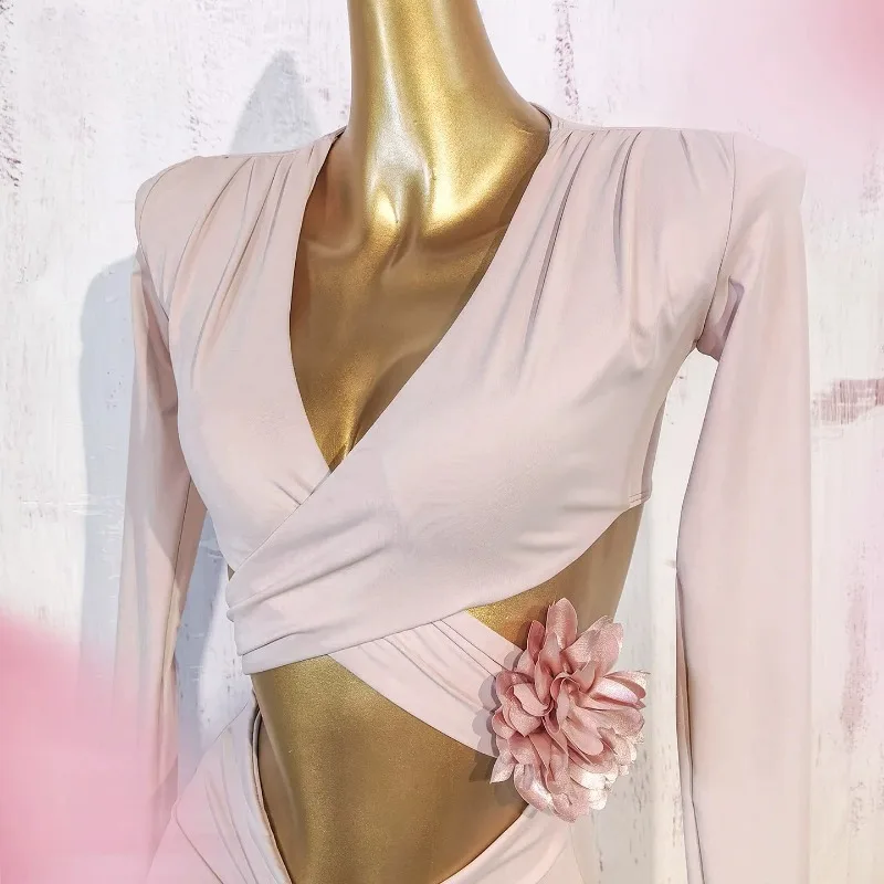 Adult new Latin dance dress, advanced practice clothes, national ballroom dance clothes