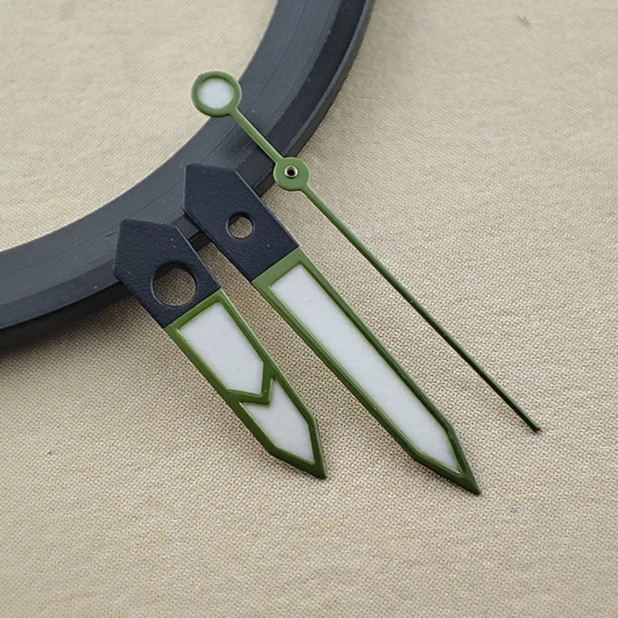 NH35 Zeiger Orange Schwarz Zeiger C3 Grün Leuchtzeiger Modifizieren Uhrenzubehör Für NH35 NH36 4R 7S Automatikwerk