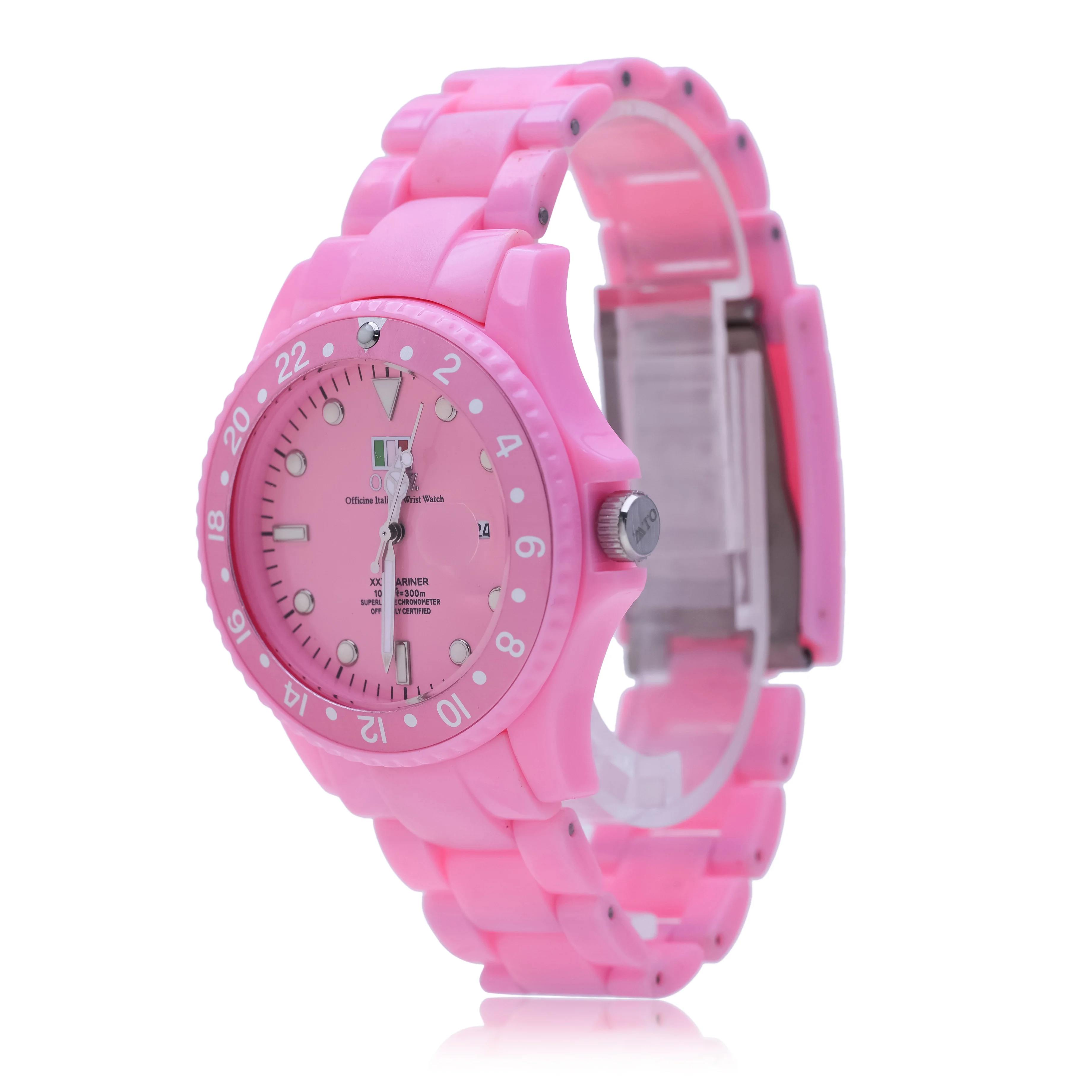 

Роскошные мужские высококачественные кварцевые часы с хронографом, корпус из АБС-пластика, складной ремешок из нержавеющей стали с черепахой на спине, стеклянный циферблат, окно