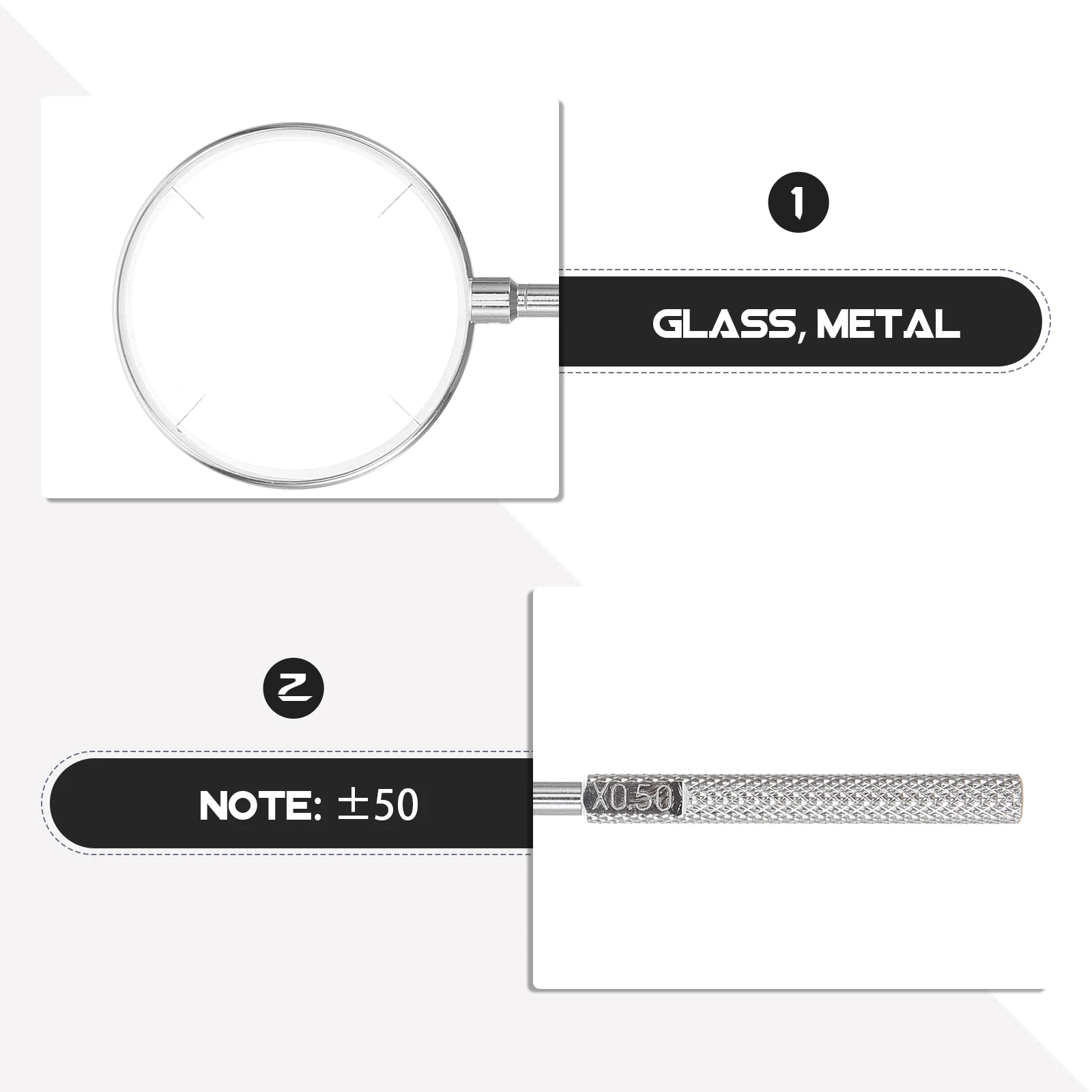 

Convenient Practical Cross Cylinder Diopters Tool Portable Optometry Tool for Optometrist Ophthalmologist Optometry Accessories