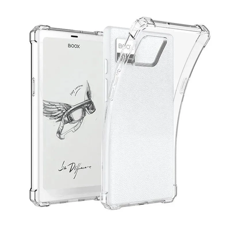 

Clear TPU Back Cover For Funda Onyx Boox P6 Case 6.13" eBook Shockproof Protector Shell