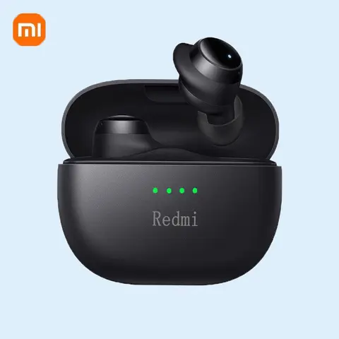 MIJIA Redmi 무선 블루투스 이어폰 무선 헤드폰 스테레오 터치 헤드셋 이어 버드 스포츠 방수 소음 감소