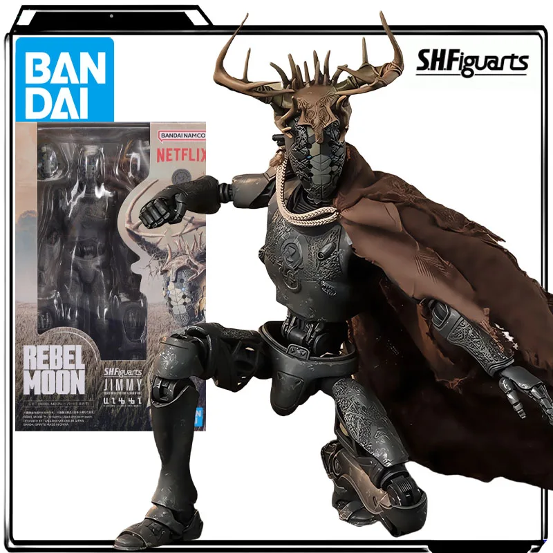 

Bandai Genuine S.H.FiguartsAnime Figure Jimmy (Rebel Moon: A Child of Fire) Action Figure Toys for Boys Kids Gift Collectible