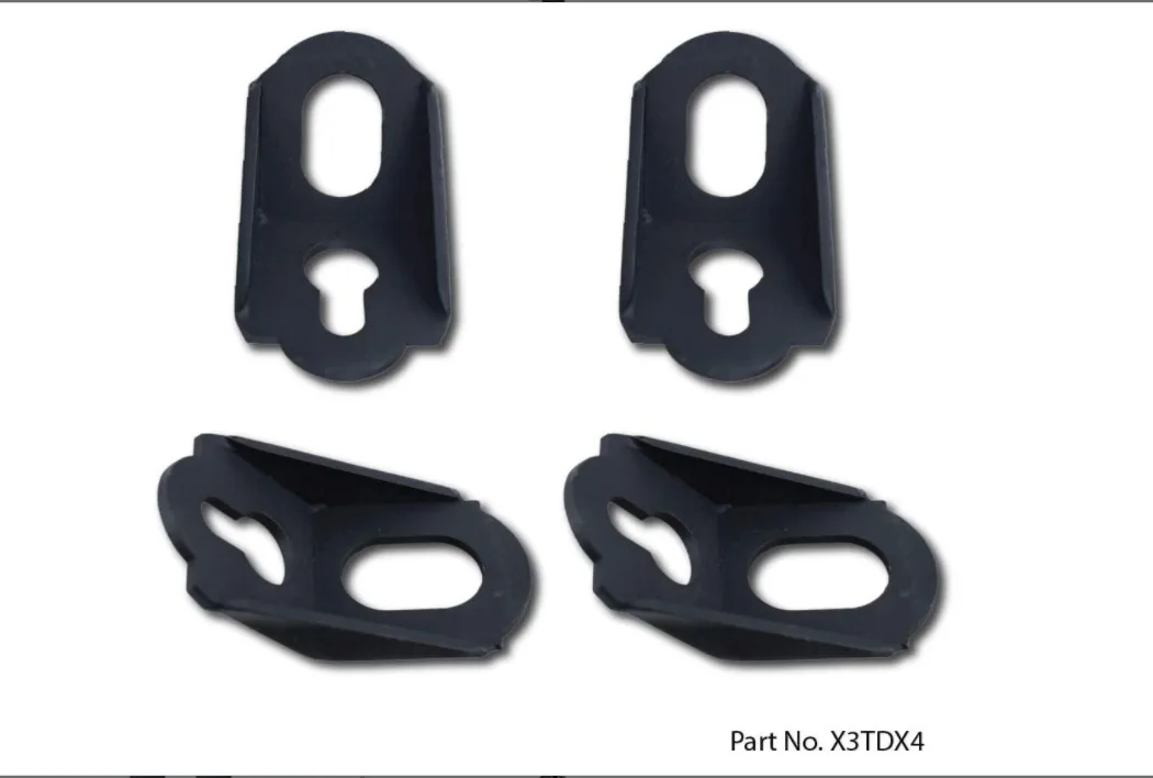 Canam X3 2017+ Tie Hooks (4 Pieces) (Black)