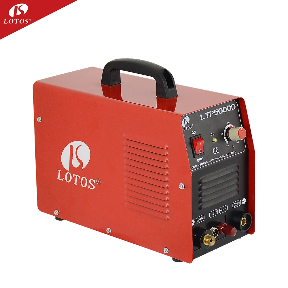 Lotos LTP5000D accurate tools portable plasma cutter cut 50 60 70 80plasma cutter with built in compressor