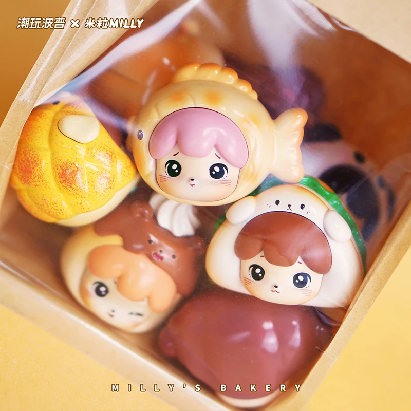 

Genuine Rice Grain Baking Workshop Series Blind Boxes Cute And Adorable Mini Trendy Toys Handicraft Figurines Decorative Items