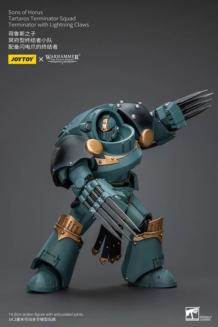 

JOYTOY Warhammer "The Horus Heresy" Sons Of Horus Tartaros Terminator Squad Terminator With Lightning Claws Action Figures Doll