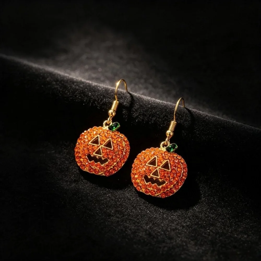 Funny Pumpkin Earrings – detail image 2