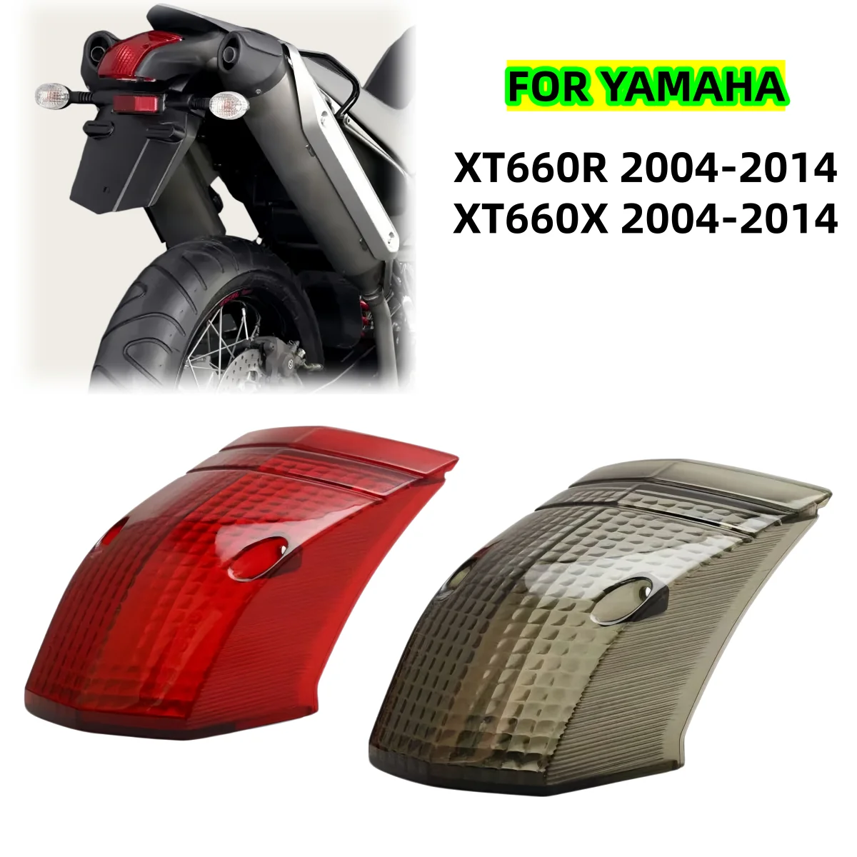 

Для YAMAHA XT660R XT600X XT 660R XT 660X: Защитное стекло заднего фонаря / крышка линзы заднего света