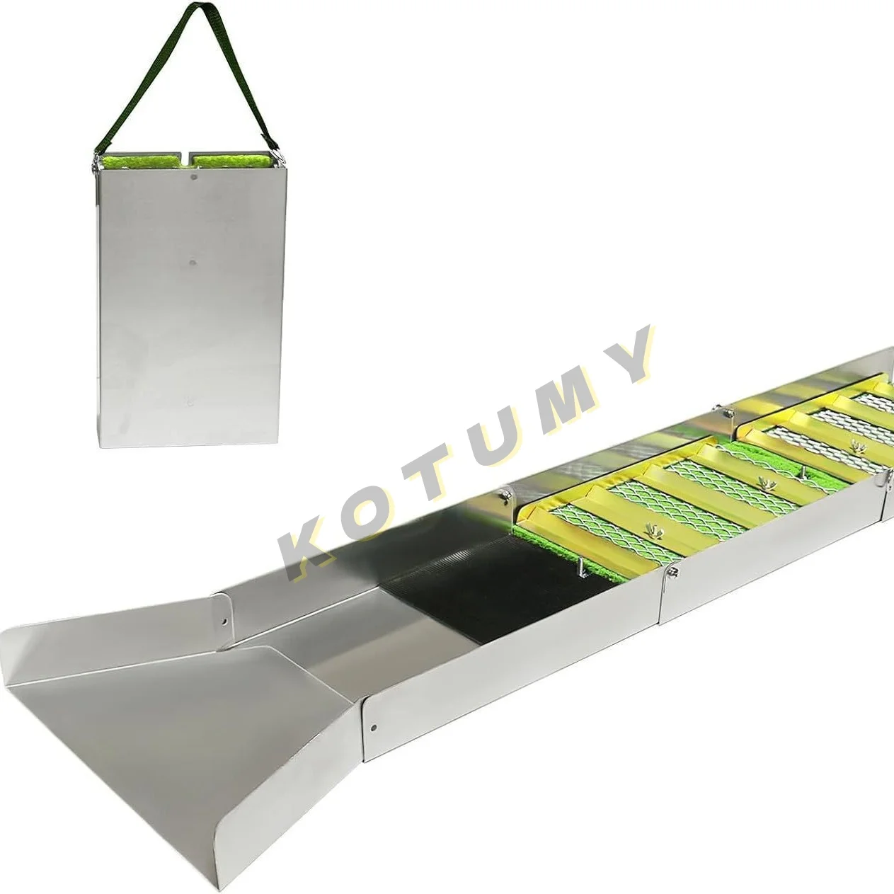 Non-Powered Gold Selection Chutes Gold Mining Tools Rubber Gold Chutes for Prospecting And Retrieving Gold